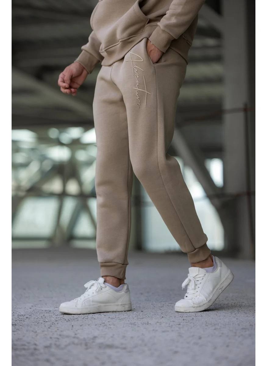 بوبودو Oversize Mink Color Hooded Tracksuit