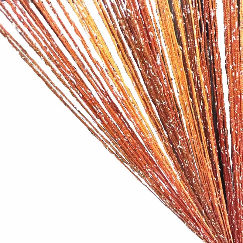ave split Decorative Door String Curtain Wall Panel Fringe Window Room Divider Blind Divider Tassel Screen Home 100cm*200cm (#018332) - Image 1