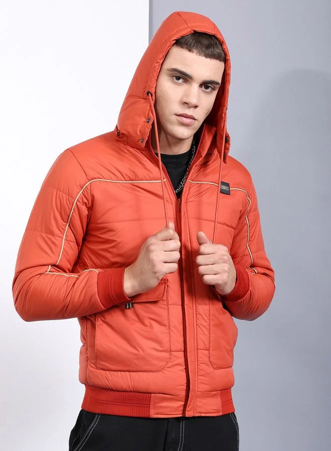 The Indian Garage Co Men Regular Fit Badges Bomber Jackets