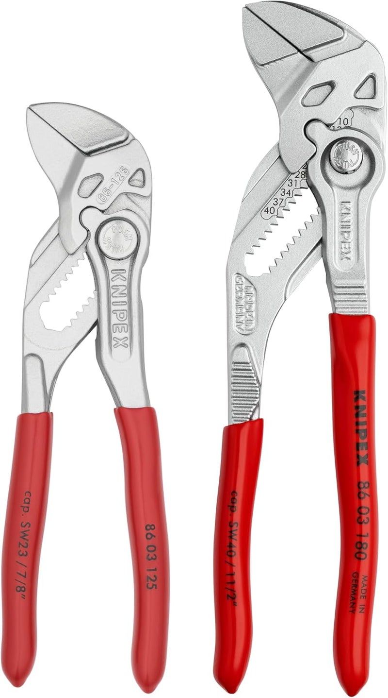 KNIPEX Tools - 2 Piece Mini Pliers Wrench Set (9K0080121US) - Image 1