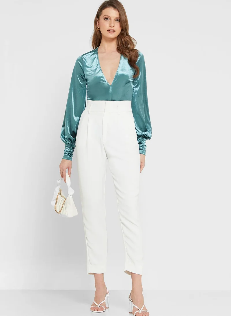 Bardot Balloon Sleeve Body