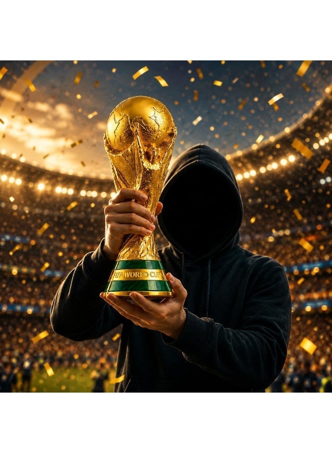 FIFA World Cup نسخة طبق الأصل فاخرة لكأس العالم لكرة القدم - تحفة فنية ذهبية فاخرة لتزيين المنزل والمكتب وغرفة الرياضة | هدية مثالية لعشاق كرة القدم - Image 5