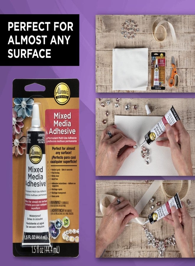 Aleene's Mixed-Media Adhesive, Professional Strength Heavy-Duty Craft DIY Adhesive, 1.5 fl oz - Image 4