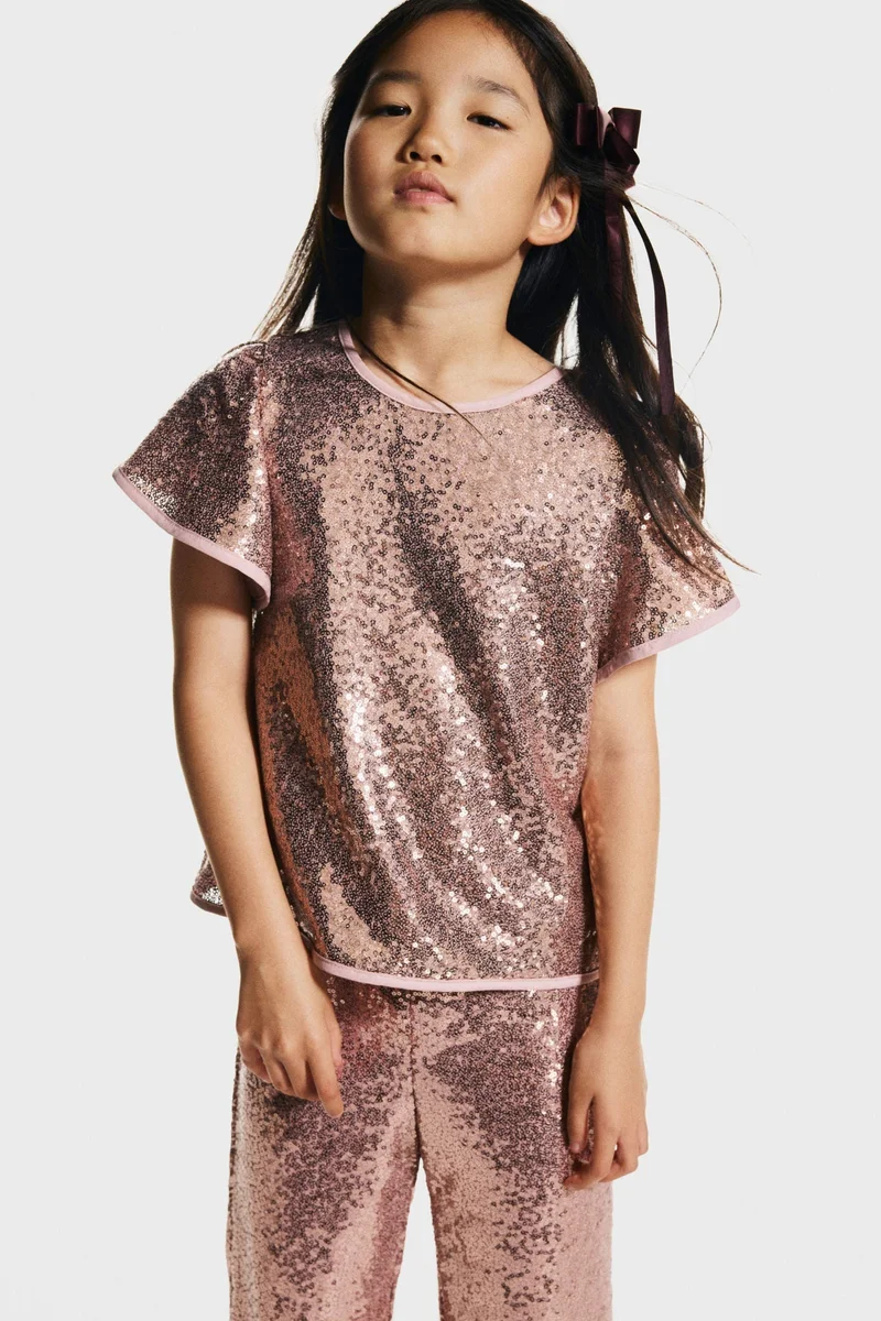 H&M Sequined top