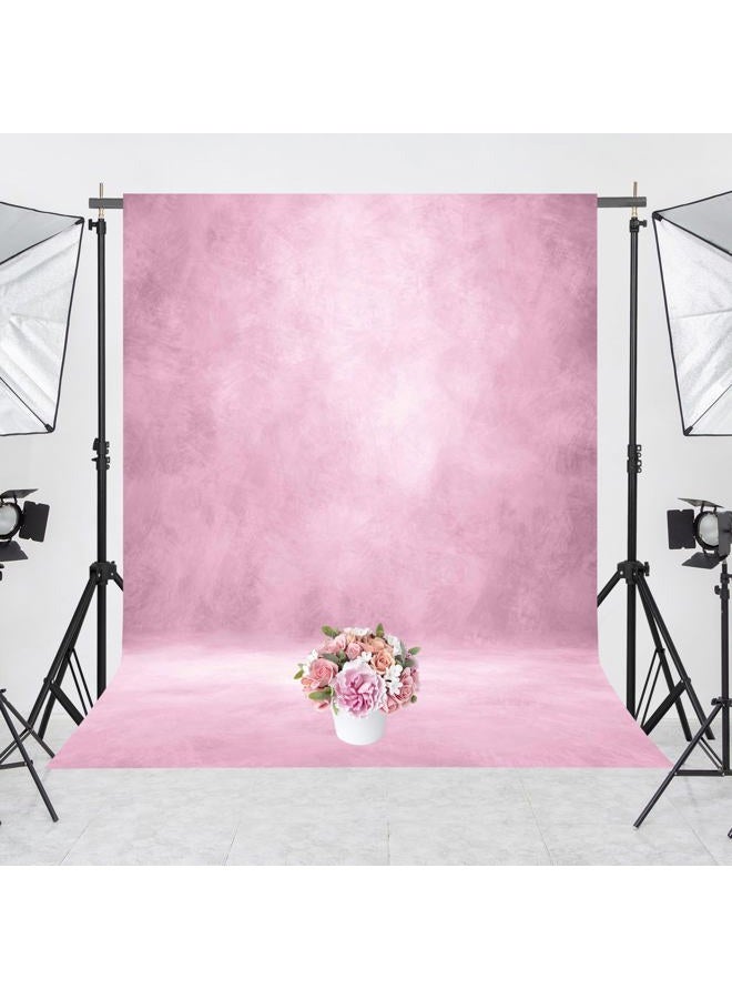 HABOKE 8x10ft Abstract Pink Photography Backdrop - Professional Studio Background for Portraits, Events & Photo Props with Pocket for Easy Setup - Image 2