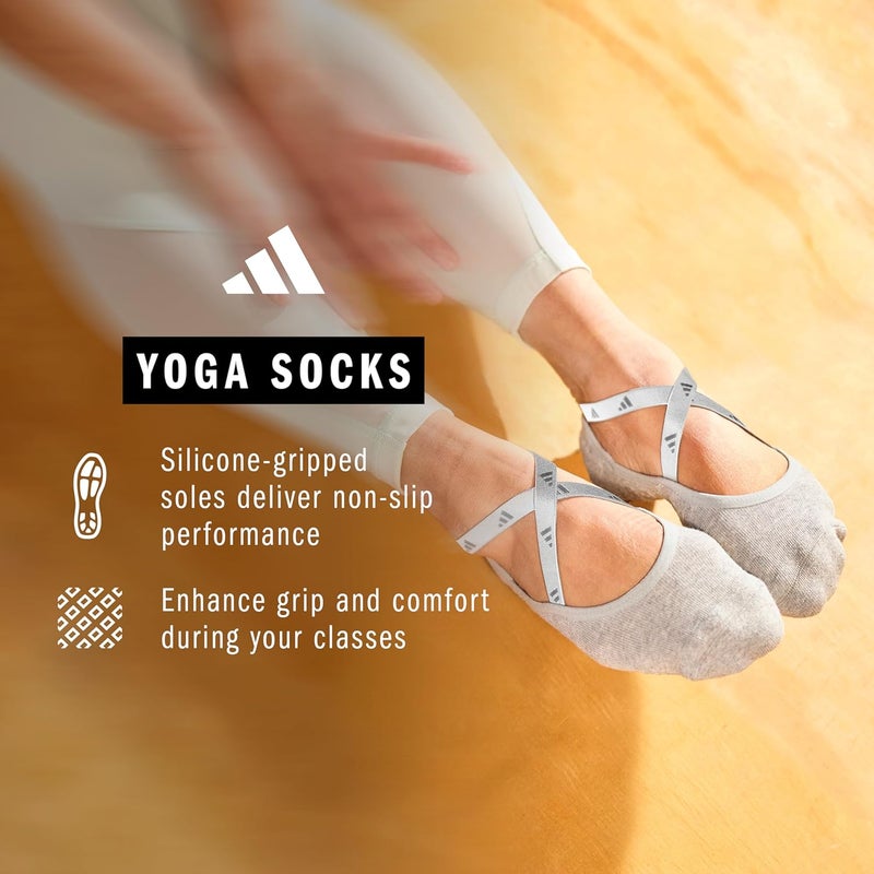 adidas Yoga Socks - Grey - M/L - Image 4