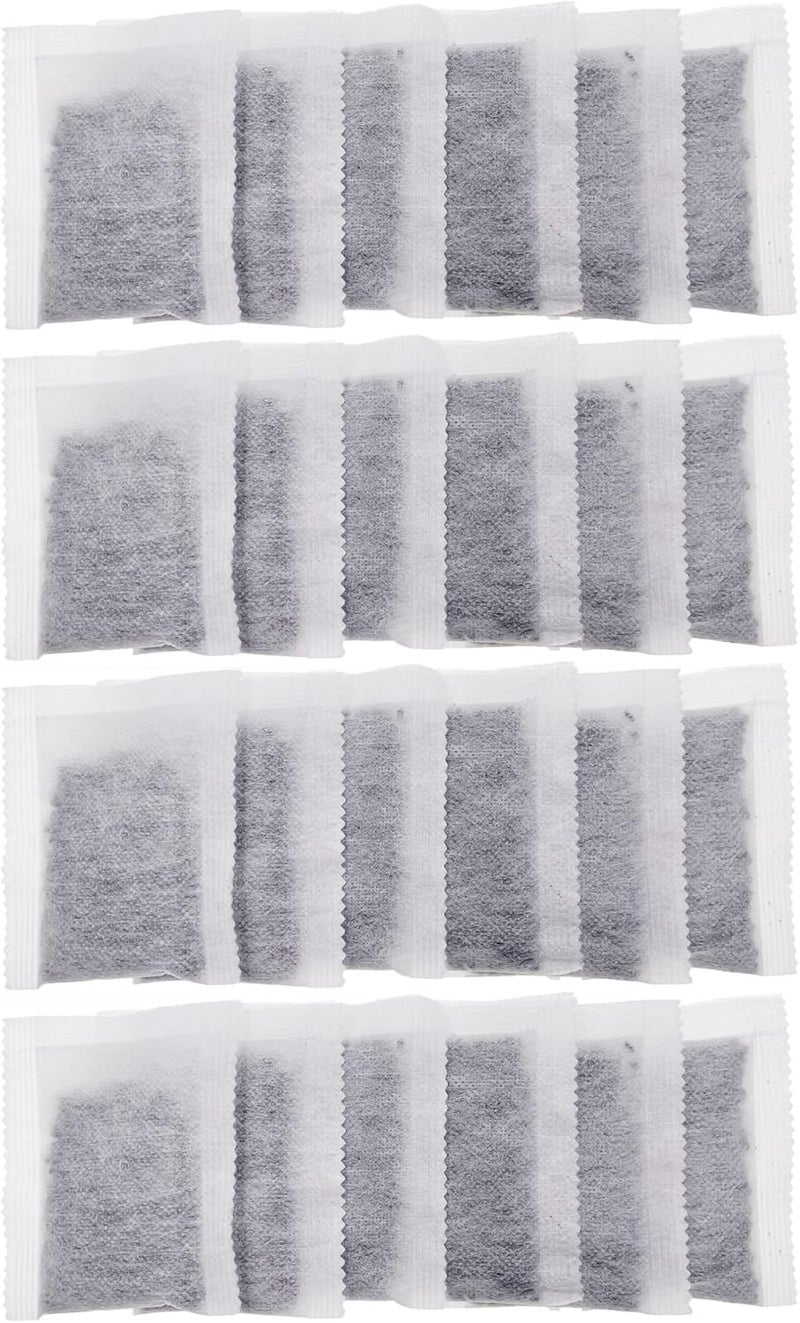 ShuRex 24 Pack Replacement Activated Charcoal Distiller Filters - Coconut Shell Activated Carbon Filter Sachets -Compatible with Megahome and other Countertop Distillers - Image 1