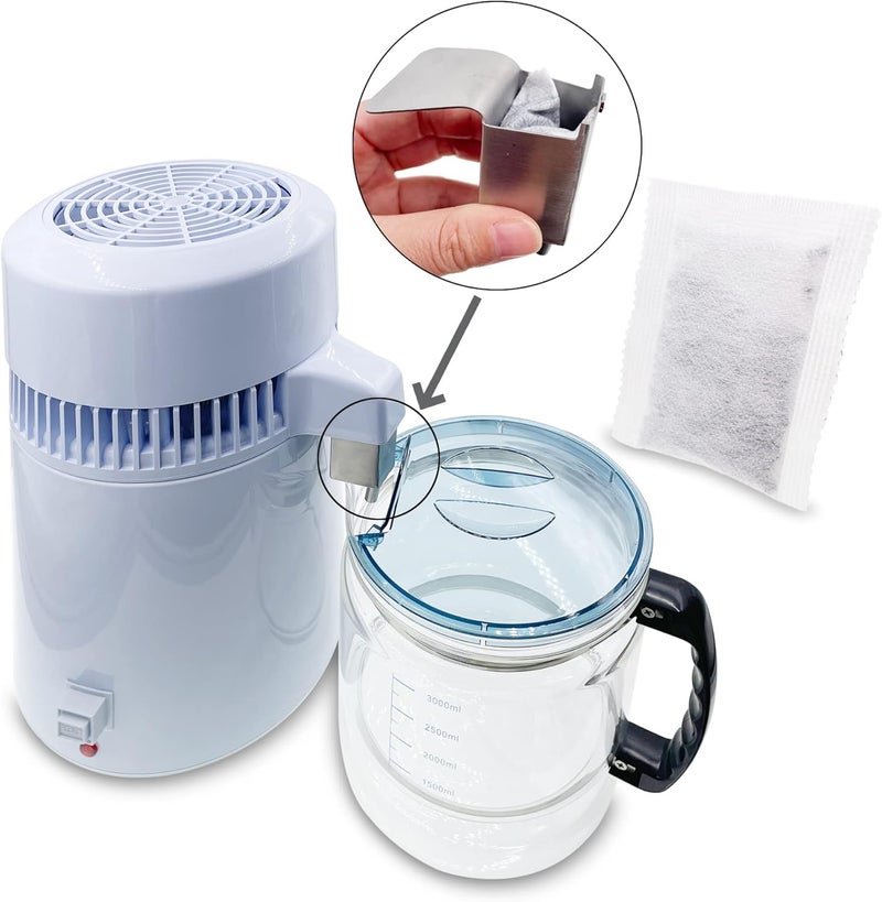 ShuRex 24 Pack Replacement Activated Charcoal Distiller Filters - Coconut Shell Activated Carbon Filter Sachets -Compatible with Megahome and other Countertop Distillers - Image 4