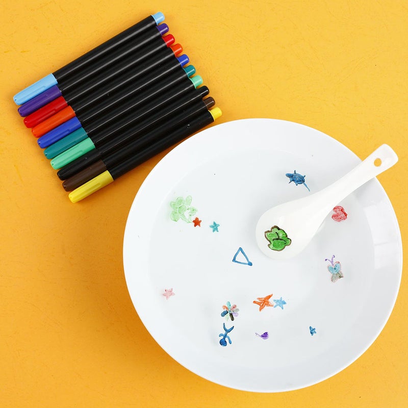 🧸 أقلام سبورة بيضاء مقاومة للماء وطويلة الأمد مثالية لمشاريع المدرسة - Image 2