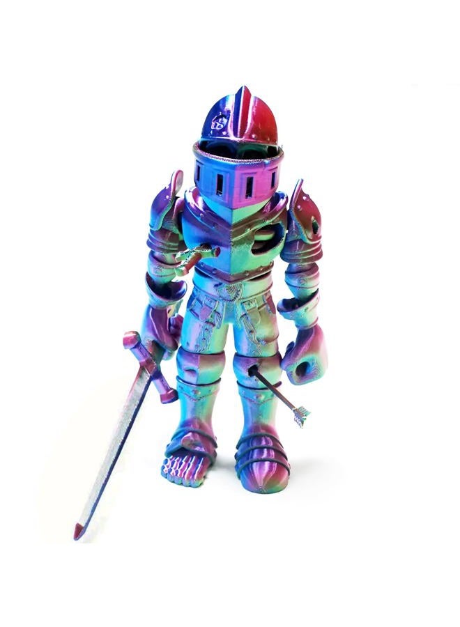 SAMIQU 3D Printed Skeleton Warrior Joint Free, Skeleton Knight Collectible Figurine,Perfect for Home Office Décor & Gift - Image 1