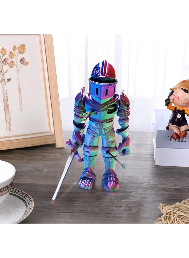 SAMIQU 3D Printed Skeleton Warrior Joint Free, Skeleton Knight Collectible Figurine,Perfect for Home Office Décor & Gift - Image 2