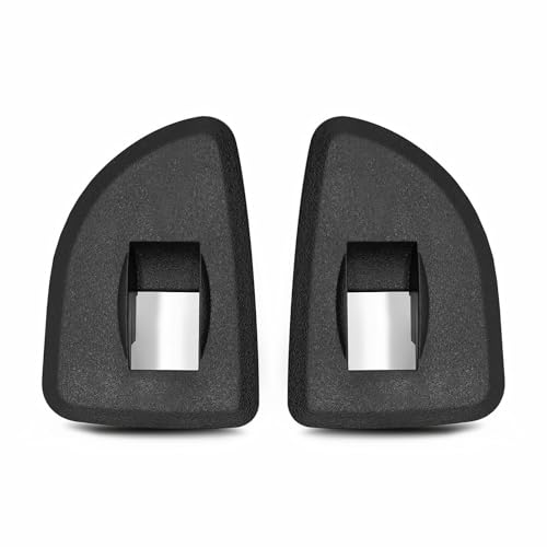 Yunnergo 2 PCS Black Rear Window Switch Panels Bezels 25995490 25995494 Compatible with Silverado Sierra 1500 2500 3500 20092013 - Image 1