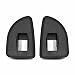 Yunnergo 2 PCS Black Rear Window Switch Panels Bezels 25995490 25995494 Compatible with Silverado Sierra 1500 2500 3500 20092013 - Image 2