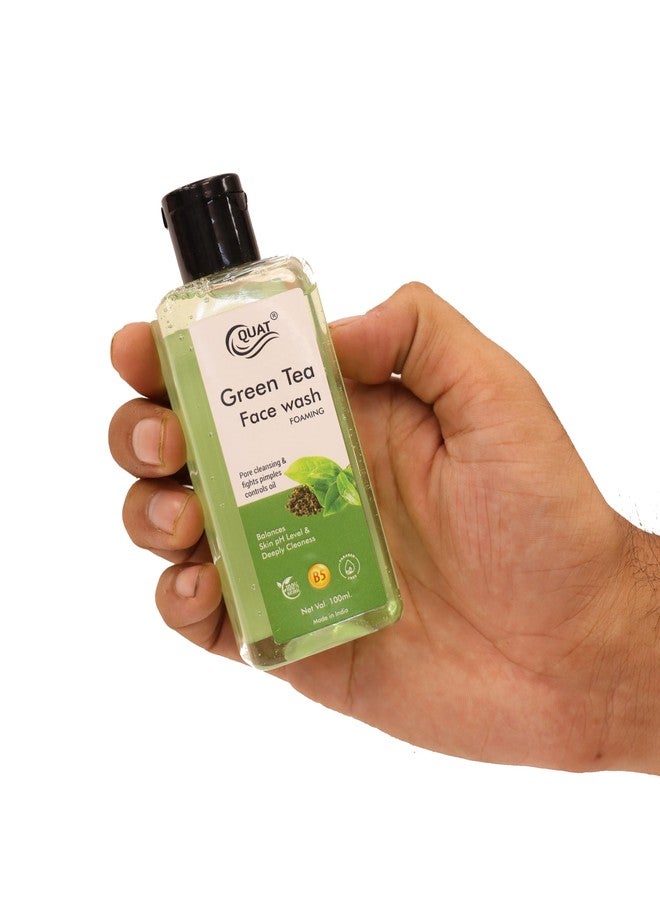 Quat Skin Refreshing Facewash, 100ml | Mild Face Wash With No Harsh Chemicals, Soap & Paraben Free | Gentle Cleanser For Sensitive Skin - Image 3