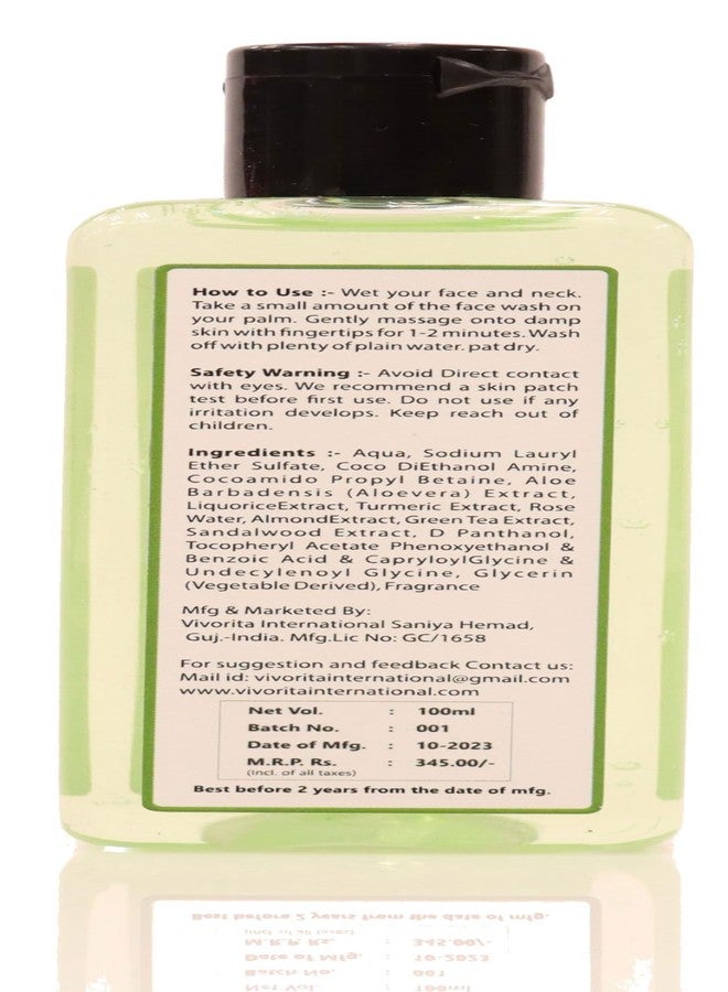 Quat Skin Refreshing Facewash, 100ml | Mild Face Wash With No Harsh Chemicals, Soap & Paraben Free | Gentle Cleanser For Sensitive Skin - Image 2