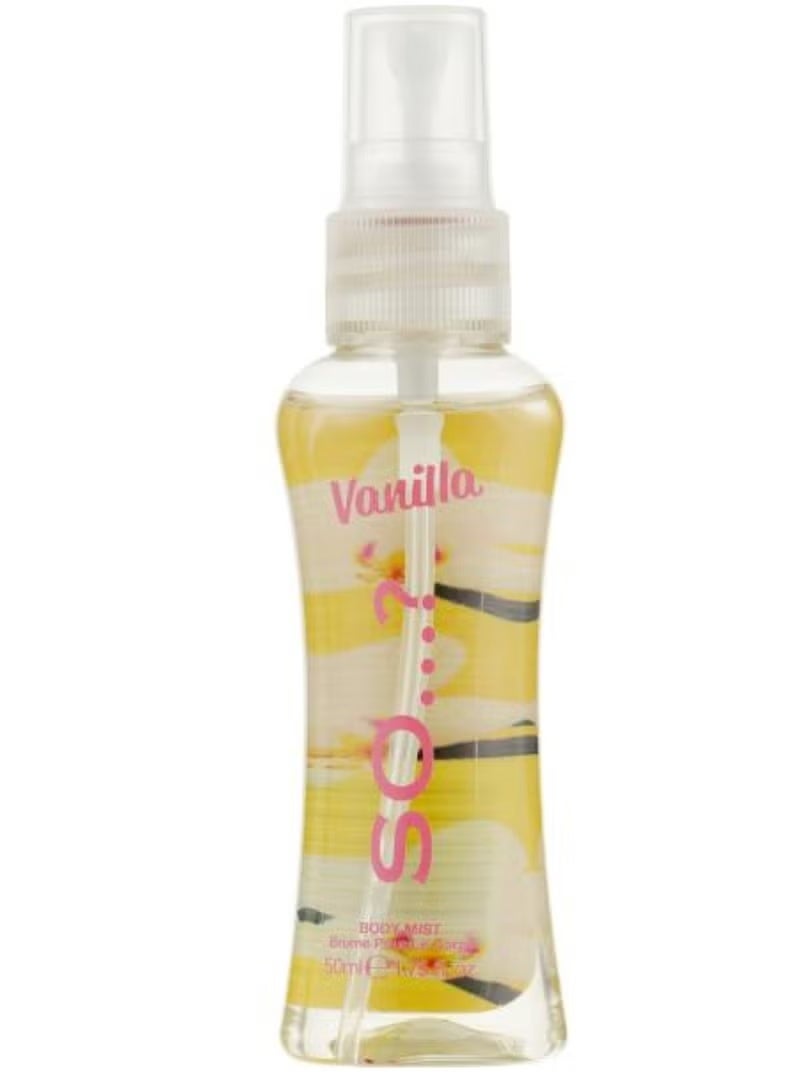 So..? Vanilla Body Mist 50ml - Image 1