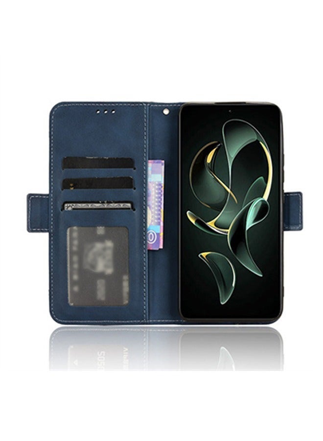 X-level Xiaomi 13T/13T Pro/Redmi K60 Ultra Case Cover Soft Quality Leather Flip Folio Wallet with Card Slots Holder Stand Back Cover Drop-Proof Shock-Proof Protective Cell Phone Back Accessories Protection - Image 3