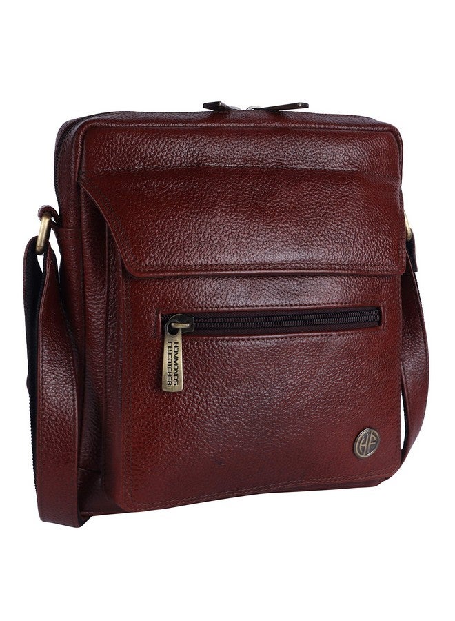 HAMMONDS FLYCATCHER HAMMONDS FLYCATCHER Genuine Leather Sling Bag for Men, Stylish and Spacious Side Bag for Men, Crossbody Bag for Men Daily Use, Travel, Adjustable Strap, 1 Year Warranty  - Image 1