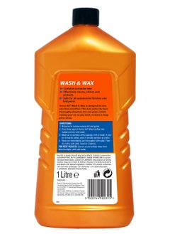 ARMOR ALL غسول وشمع السيارة، 1 لتر، لمسة نهائية شديدة اللمعان مع تركيبة مزدوجة المفعول لتوفير الوقت، قطعة واحدة  - Image 2