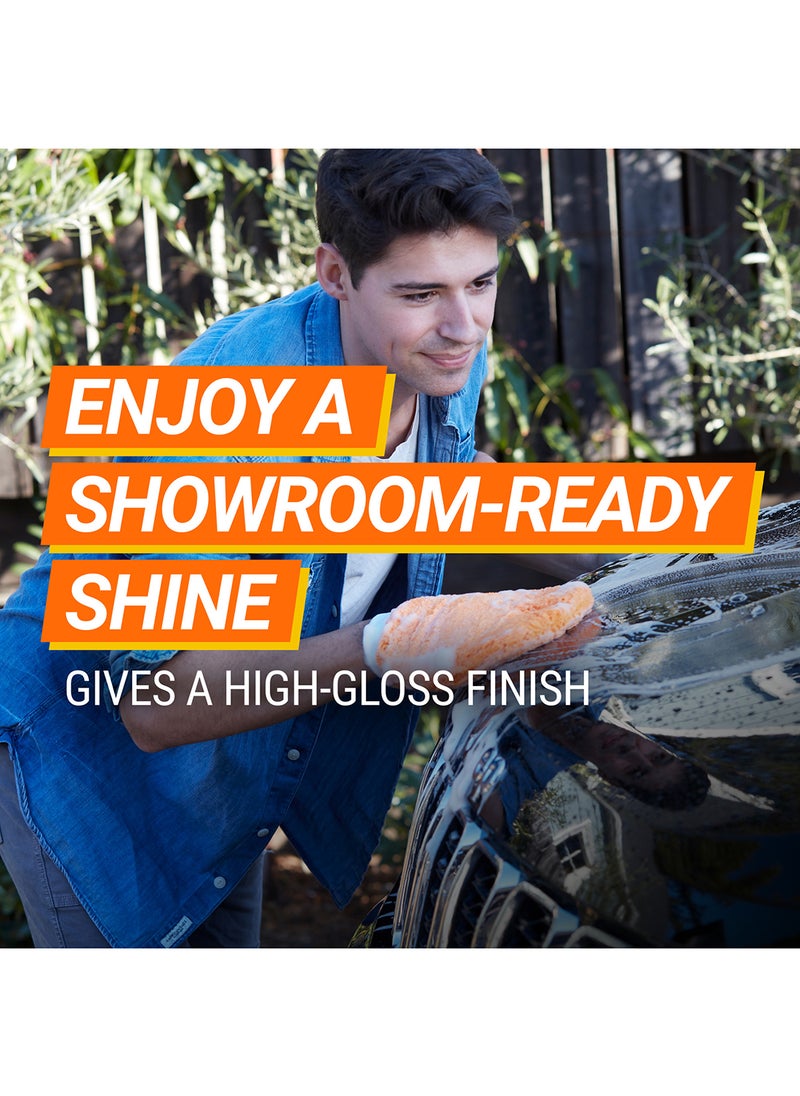 ARMOR ALL - Car Wash And Wax, 1 Litre, High Gloss Finish With Dual Action Formula To Save Time, 1 Piece - Image 1