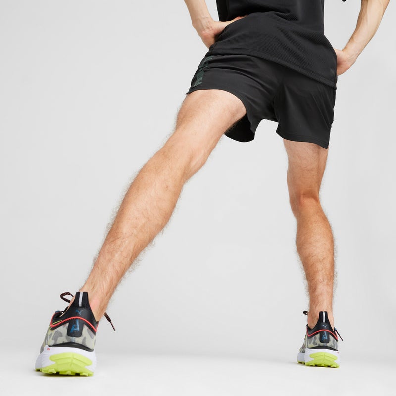 PUMA SEASONS 5" Mens Black Woven Shorts - Image 5