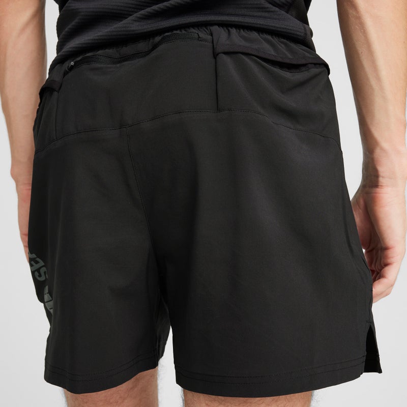 PUMA SEASONS 5" Mens Black Woven Shorts - Image 4