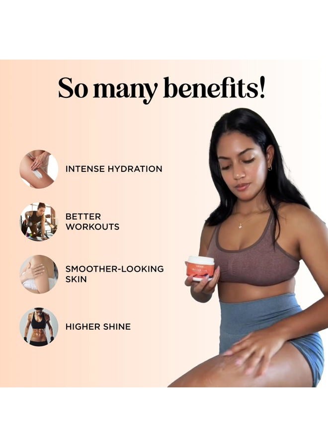 Maple Holistics لوشن شد الجسم الساخن - كريم شد للبطن والسلوليت - كريم عرق لتحسين نتائج التمرين - لوشن مرطب طويل الأمد للتدليك قبل وبعد التمرين - Image 3