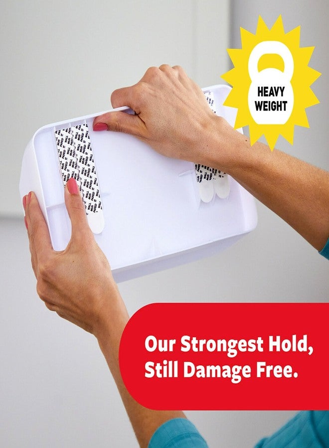 كوماند سلة تنظيم كبيرة من كوماند سعة 10 أرطال مع 4 شرائط لاصقة من كوماند، 9.91 بوصة × 3.38 بوصة × 5.15 بوصة، متينة الوزن، لا تسبب أي ضرر، تُعلق بسهولة لتنظيم مستلزمات التنظيف، والخزائن، ومخازن الطعام، لون أبيض - Image 5