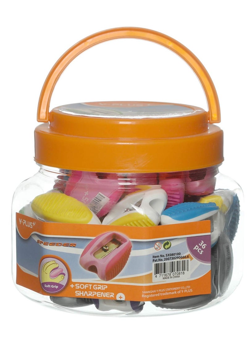 YPlus مبراة سريعة (36 قطعة في جرة) - Image 1