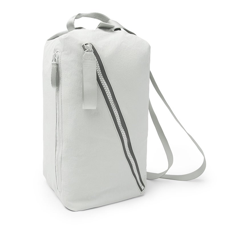 اسم المحتوى ناريلا Portable Gym Bag Multifunctional Shoulder Waterproof Yoga Sling Light Bean Gray