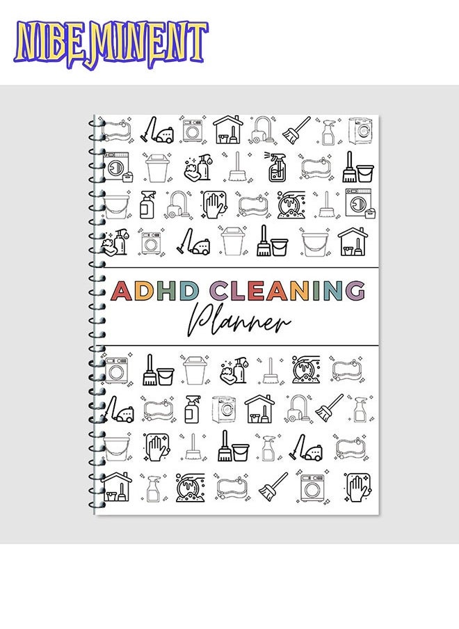 NIBEMINENT - Cleaning Plan Schedule,Editable Home Cleaning Plan,Household Cleaning Schedule,Daily, Weekly and Monthly Yearly Cleaning Checklist, Custom Adjustable Clean Up Household Chores Sheet, List - Image 1