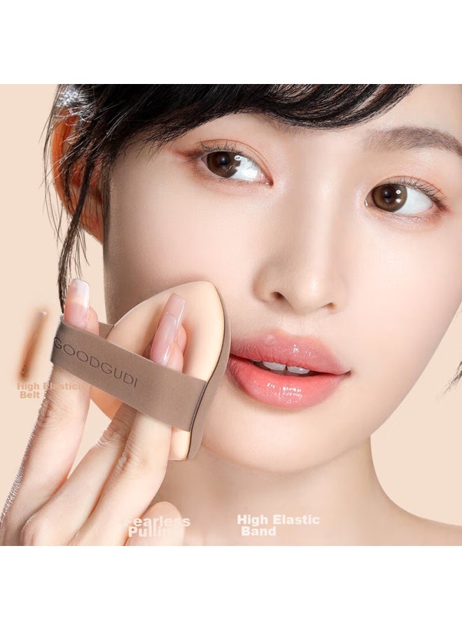 GOOOD Gudi Goood Milk Coffee Powder Puff Air Cushion, Ultra-soft, Non-absorbing Powder, Double-sided Foundation Liquid, Specialized Beauty Blender, Dry And Wet Dual-use, Setting Powder - Image 3