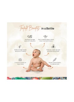 Aarshaveda Ayurvedic Natural Dasapushpam Baby Massage Coconut Oil, 200 ML | Nourishing Growth for Newborns | Virgin Coconut Oil Prevents Dry Skin | Skin Immunity Oil | Non-Sticky Formula  - Image 4