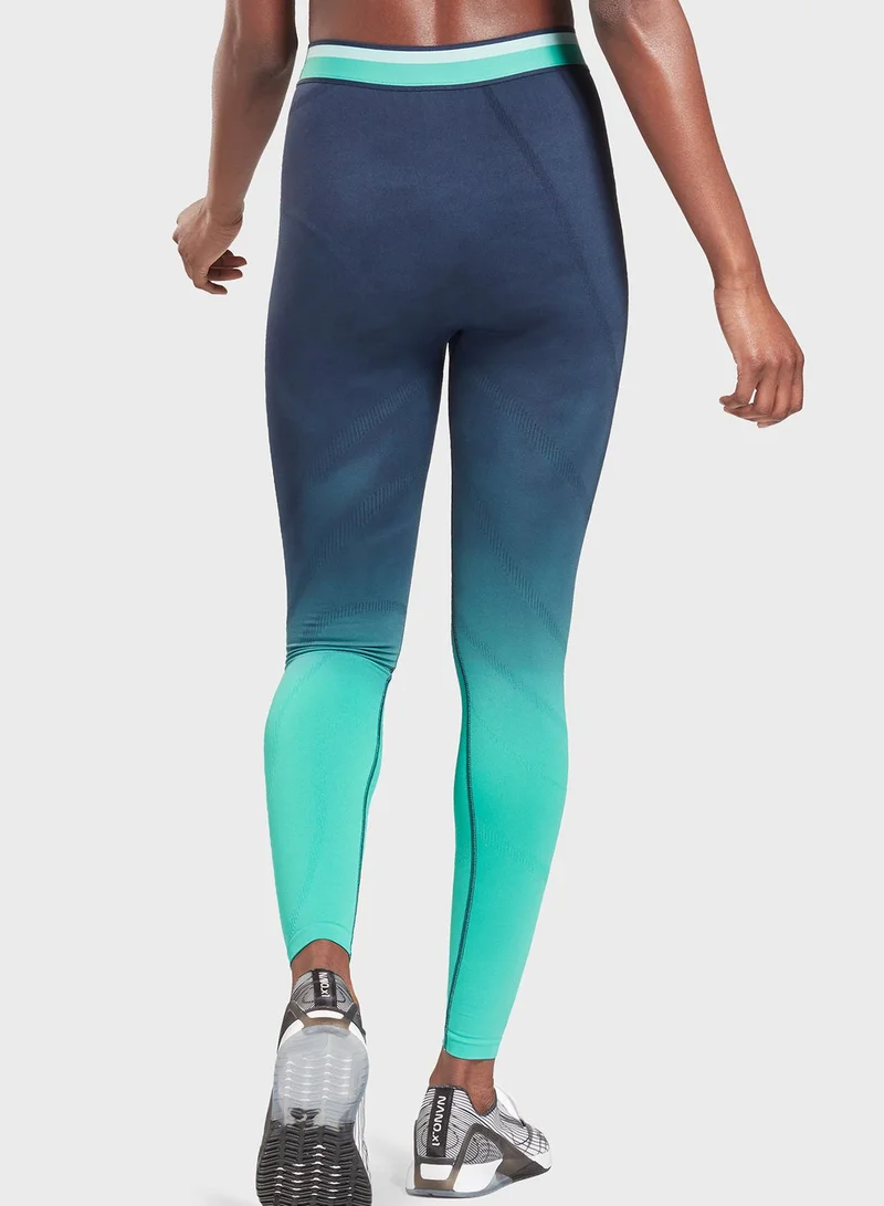 Reebok United By Fitness Seamless High Rise Leggings