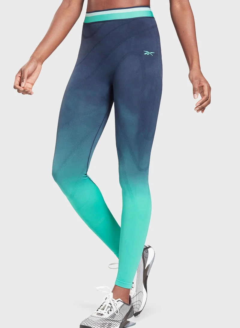 Reebok United By Fitness Seamless High Rise Leggings