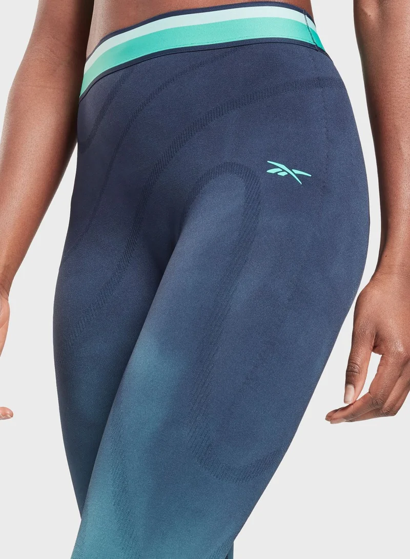 Reebok United By Fitness Seamless High Rise Leggings