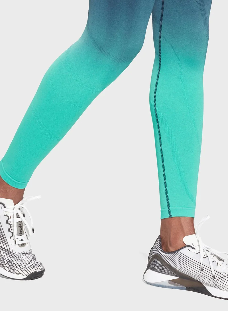 Reebok United By Fitness Seamless High Rise Leggings