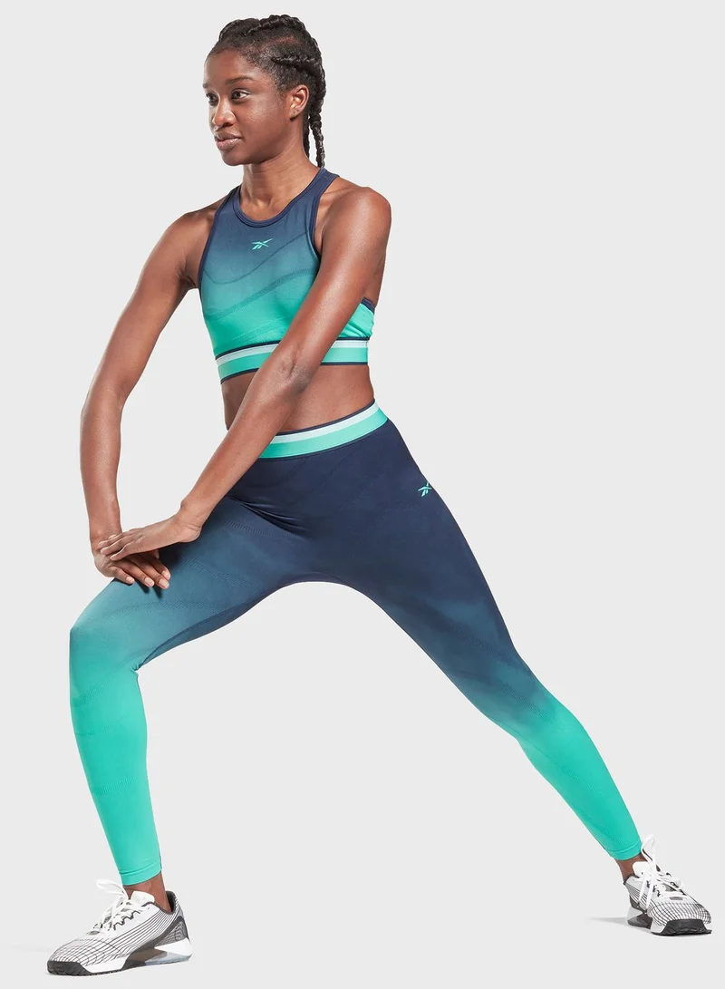 Reebok United By Fitness Seamless High Rise Leggings