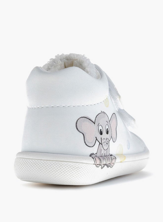 Pablosky Girls' High Top Sneakers with Hook and Loop Closure School Shoes - Image 3