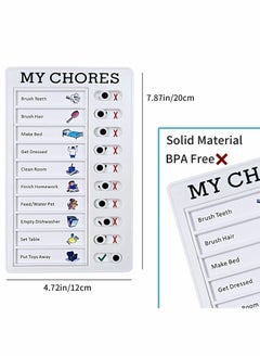 Excefore Chore Chart, Daily to Do List, Memo Checklist Board  - Image 2
