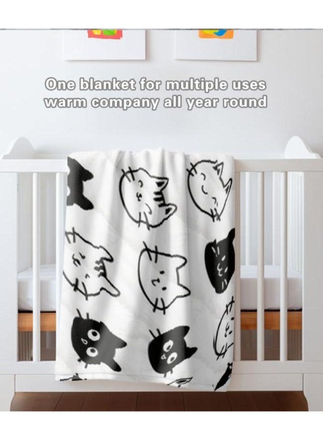 عام بطانية رقيقة من الفانيلا الكرتونية للأطفال والرضع (دافئة ومريحة، ومناسبة للنوم، واستخدام الألعاب) 70 سم * 100 سم - 54 - Image 1