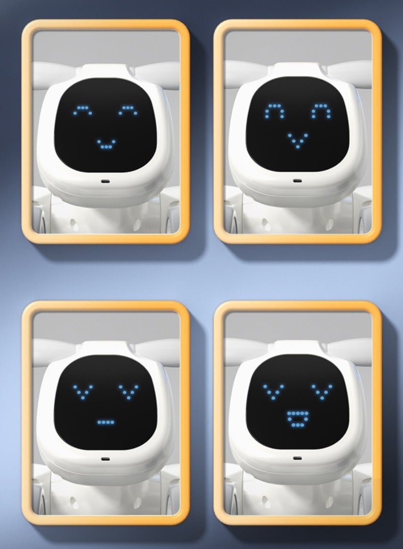 Smart Interactive Robot Toy - Voice Control  Touch Sensor Dancing Robot with LED Eyes, Singing  Educational Games for Kids, Fun Electronic Pet Gift for Boys  Girls (Rechargeable) - Image 3