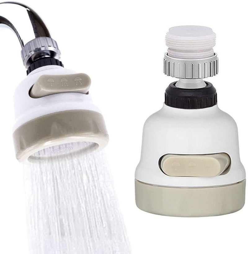 DHRUSIMI 360 Degree Water Swivel Tap Aerator Swivel,Splash-Proof Splash Head for Bathroom Kitchen Tap Nozzle Filter Water Saving Faucet Extender Color very may (Faucet B) - Image 2