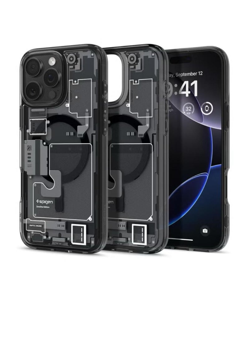Spigen Ultra Hybrid MagFit for iPhone 16 Pro Max Case Cover with MagSafe (2024) - Zero One - Image 1