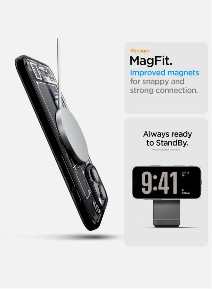 Spigen Ultra Hybrid MagFit for iPhone 16 Pro Max Case Cover with MagSafe (2024) - Zero One - Image 4