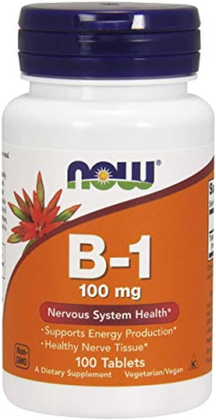 NOW Foods B-1 100mg Tablets - 100 Count
