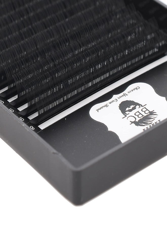 بي بي اس علبة وصلات رموش كثيفة بتجعيد D سهلة التركيب - سمك 0.05 مم، أطوال متنوعة من 8 إلى 14 مم | علبة من 20 صفًا، رموش سوداء شبه دائمة لتركيب الرموش الكثيفة الاحترافية - Image 3