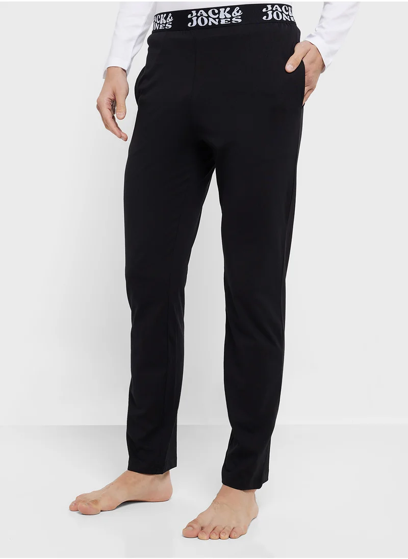 جاك اند جونز Logo Crew Neck T-Shirt & Pants Set
