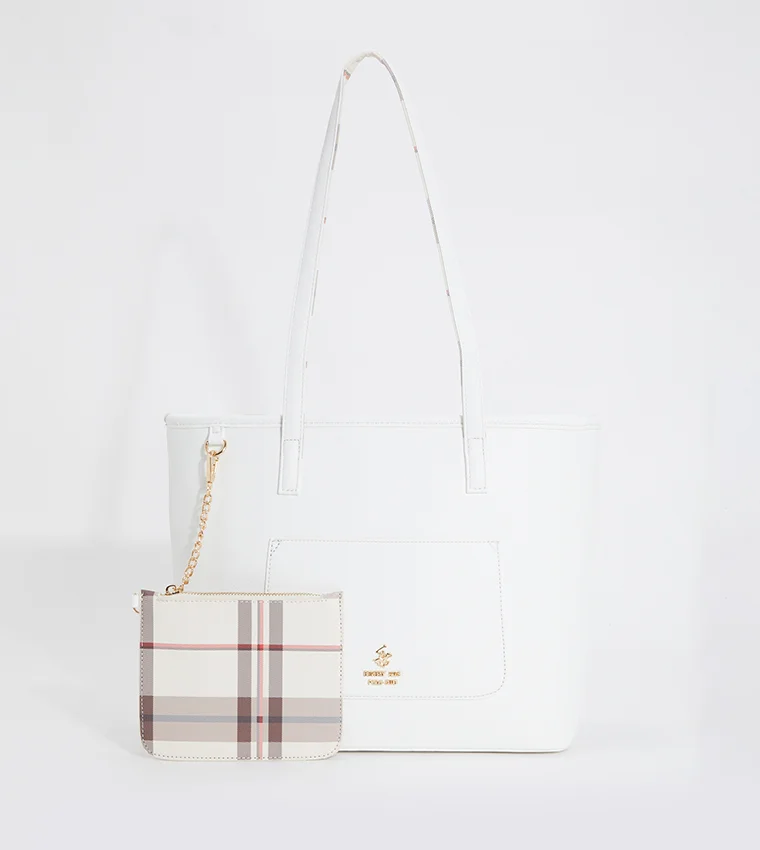 بيفرلي هيلز بولو كلوب حقيبة يد بتفاصيل شعار