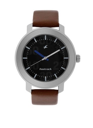 Fastrack Quartz Analog Black Dial Leather Strap Watch for Guys - pzsku/Z0EBEBBAF04CA314878D9Z/45/_/1720162102/84745811-5b2f-4d81-9d22-c8f016a0fb31